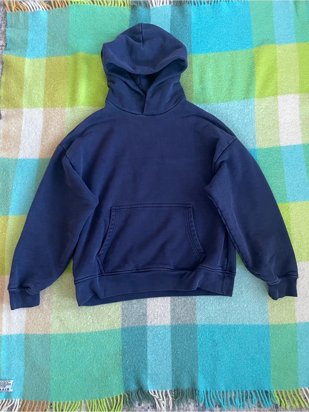 Vintage Gap Heavyweight Navy Pullover Hoodie